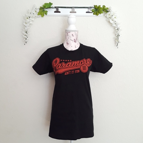 Tops - Paramore "Ain't It Fun" Graphic Band Tee